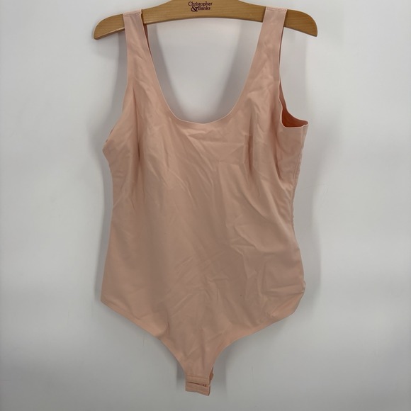 Pinsy Other - Pinsy Peach Scoop Tank Hourglass Shapewear Cheeky Bodysuit Size 1X